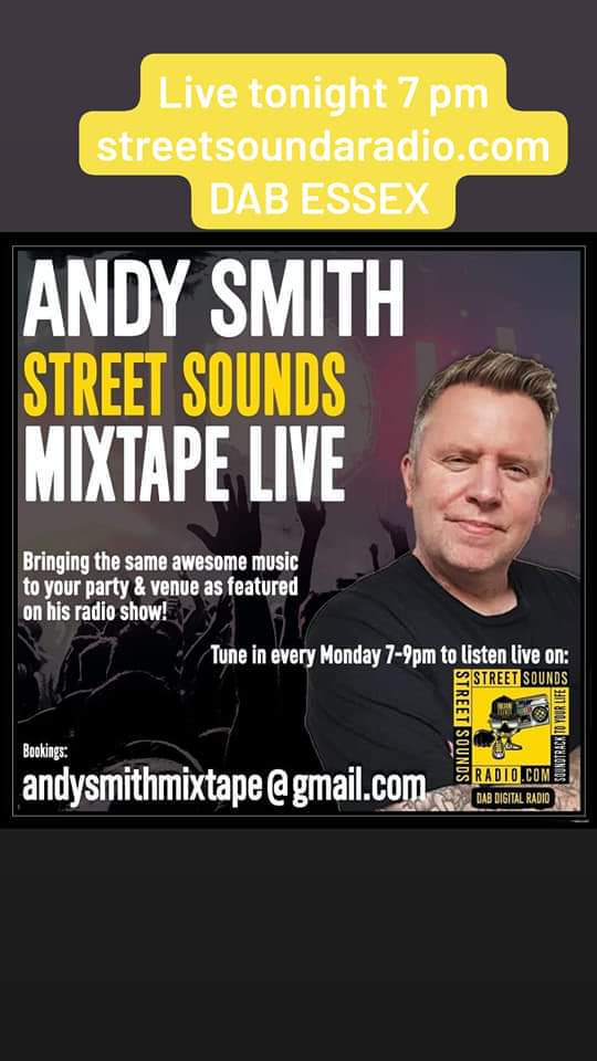 andysmithdj's tweet photo. Live tonight at 7pm @andysmithdj @StreetSoundsDAB @StreetSoundsUK #andysmithstreetsoundsmixtape in the mix https://t.co/uyUnEBDIyd