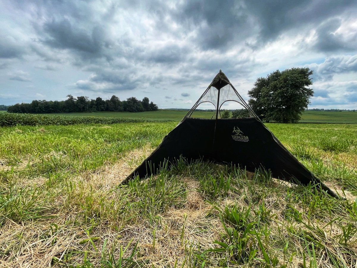 NukemHunting's tweet photo. Don’t just hunt’em- Nukem.                  #nukemhunting #bowhunting #whitetail #deerseason #finallydeerseason #htcgreen #truetimberhtcgreen #truetimbercamo https://t.co/TqWRJIGcZl