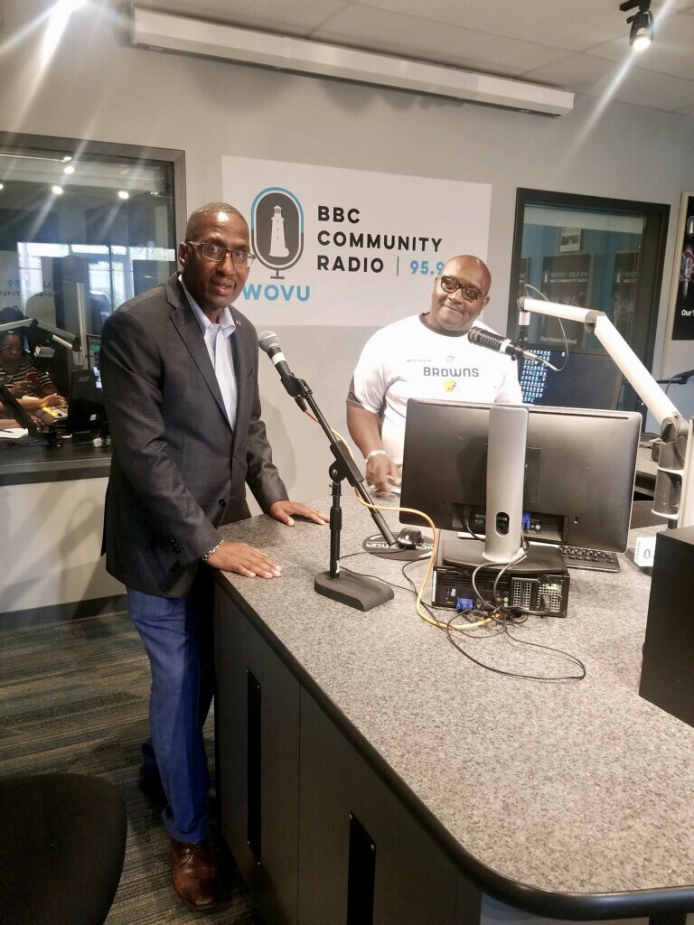 zachreed12's tweet photo. My day has started strong and I feel the momentum! Thank you to Jae Williams for the opportunity to speak to your listeners on WOVU 95.9 this morning. #ZackforCle https://t.co/Tx5fcC8tus