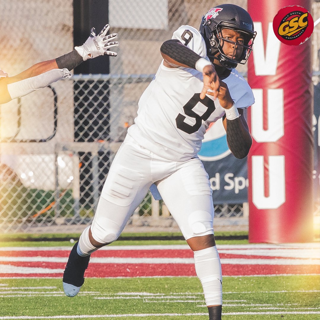 GulfSouth's tweet image. #GSCfb Co-Offensive Players of the Week: Ivory Durham, QB – Valdosta State

📰 » bit.ly/3A7jrNa