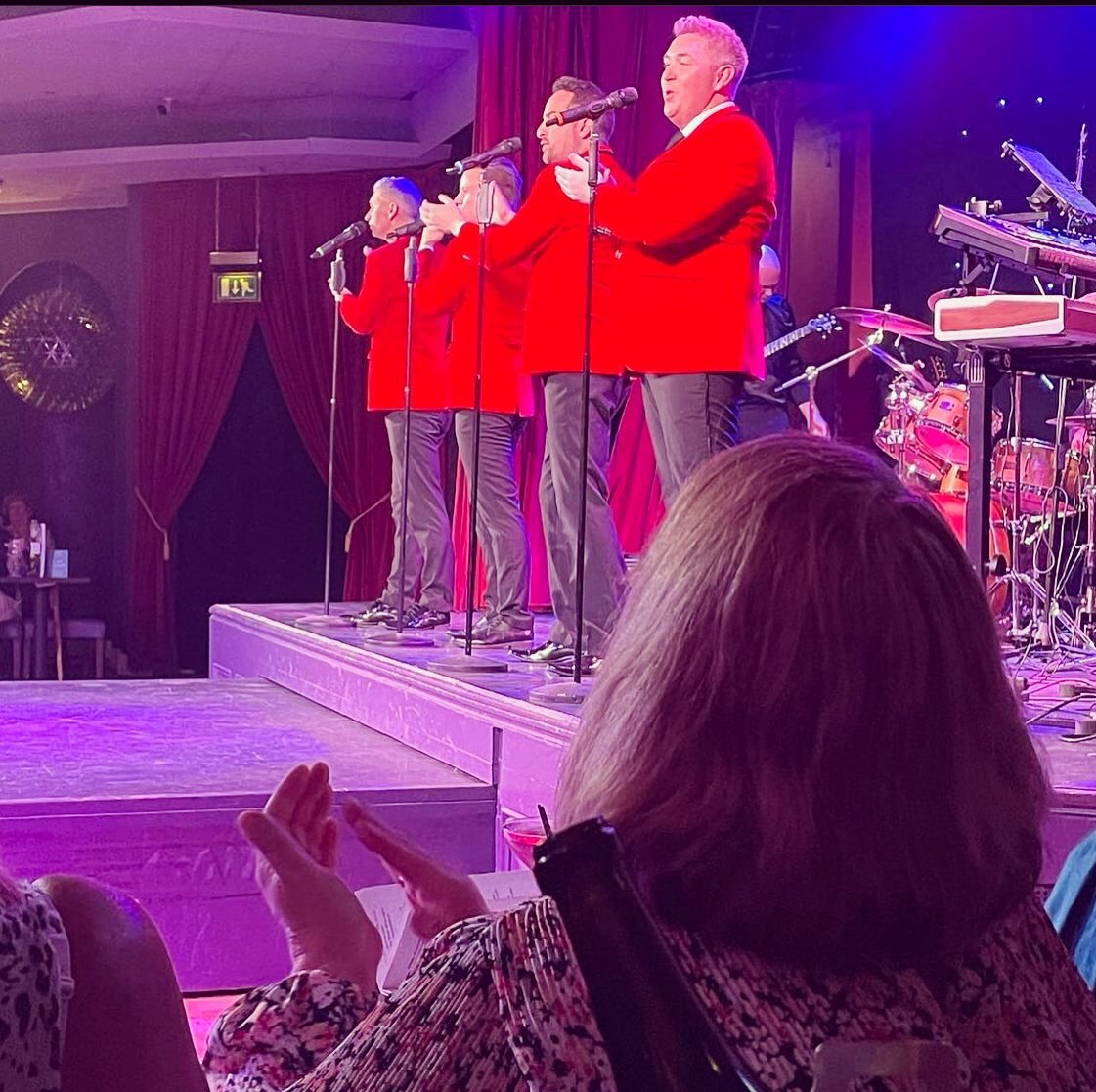 What a great show and a great venue @warnerhotels We can’t wait to come back! Thank you to all the ents team that looked after us x you guys rock x