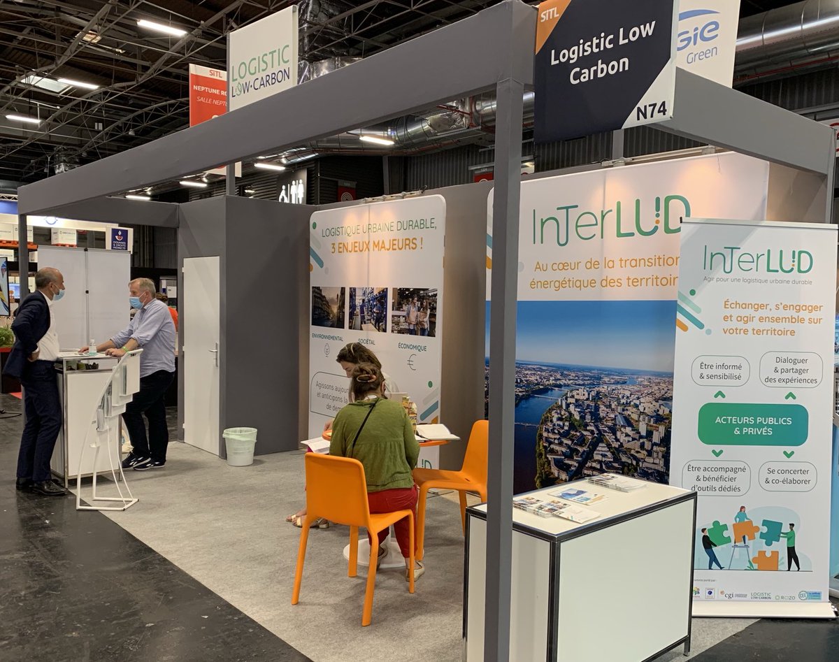 ⁦<a href="/LLCofficiel/">Logistic Low Carbon</a>⁩ Low-Carbon present au ⁦@SITLevents⁩ pour présenter la demarche ⁦<a href="/in_lud/">Ina Ludke</a>⁩ . Beaucoup de questions sur la méthodologie, sur le périmètre de la démarche... ⁦<a href="/CeremaCom/">Cerema</a>⁩ ⁦<a href="/ademe/">ADEME</a>⁩ ⁦#FranceLogistique.