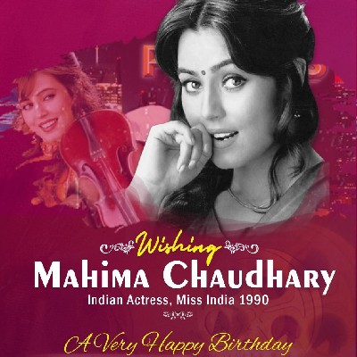 Wishing You Very Happy Birthday Mahima Chaudhary   