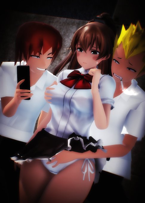 恥ずかしい写真を撮られ弱みを握られ脅迫されるくまのん 