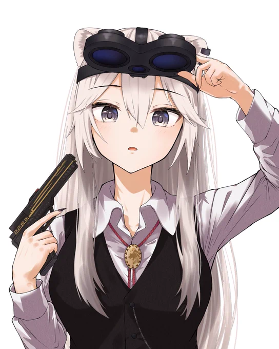 任務完了〜ららーいおん♪
 #ししらーと  #獅白ぼたん新衣装 
(新衣装かっこよき✨) 