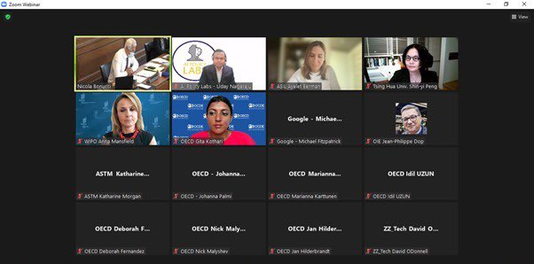 Pleased to speak at this topical session on #Innovations, #Internationalorganisations and rule making organised by <a href="/OECD/">OECD ➡️ Better Policies for Better Lives</a> and #AISL. Opening remarks <a href="/MathiasCormann/">Mathias Cormann</a>. Excellent panellists #annamansfield <a href="/WIPO/">World Intellectual Property Organization (WIPO)</a> <a href="/pengshinyi/">Shin-yi PENG</a> #michaelFitzpatric <a href="/Google/">Google</a> Hosts  <a href="/ayeletberman/">Ayelet Berman</a> #gitakothari
