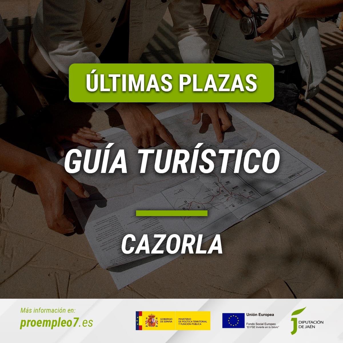 cazorlavuela's tweet photo. 📣 ÚLTIMAS PLAZAS 📣

ABIERTO EL PLAZO DE SOLICITUD DE PREINSCRIPCIÓN DEL CURSO “GUÍA TURÍSTICO”

📍 Municipio de impartición: CAZORLA

📆 Las solicitudes se podrán realizar hasta el 20 de Septiembre

🌐 Más información en la web: https://t.co/qhFy3koyGk

-
#proempleo7 #Jaén https://t.co/rgqEq18n6r