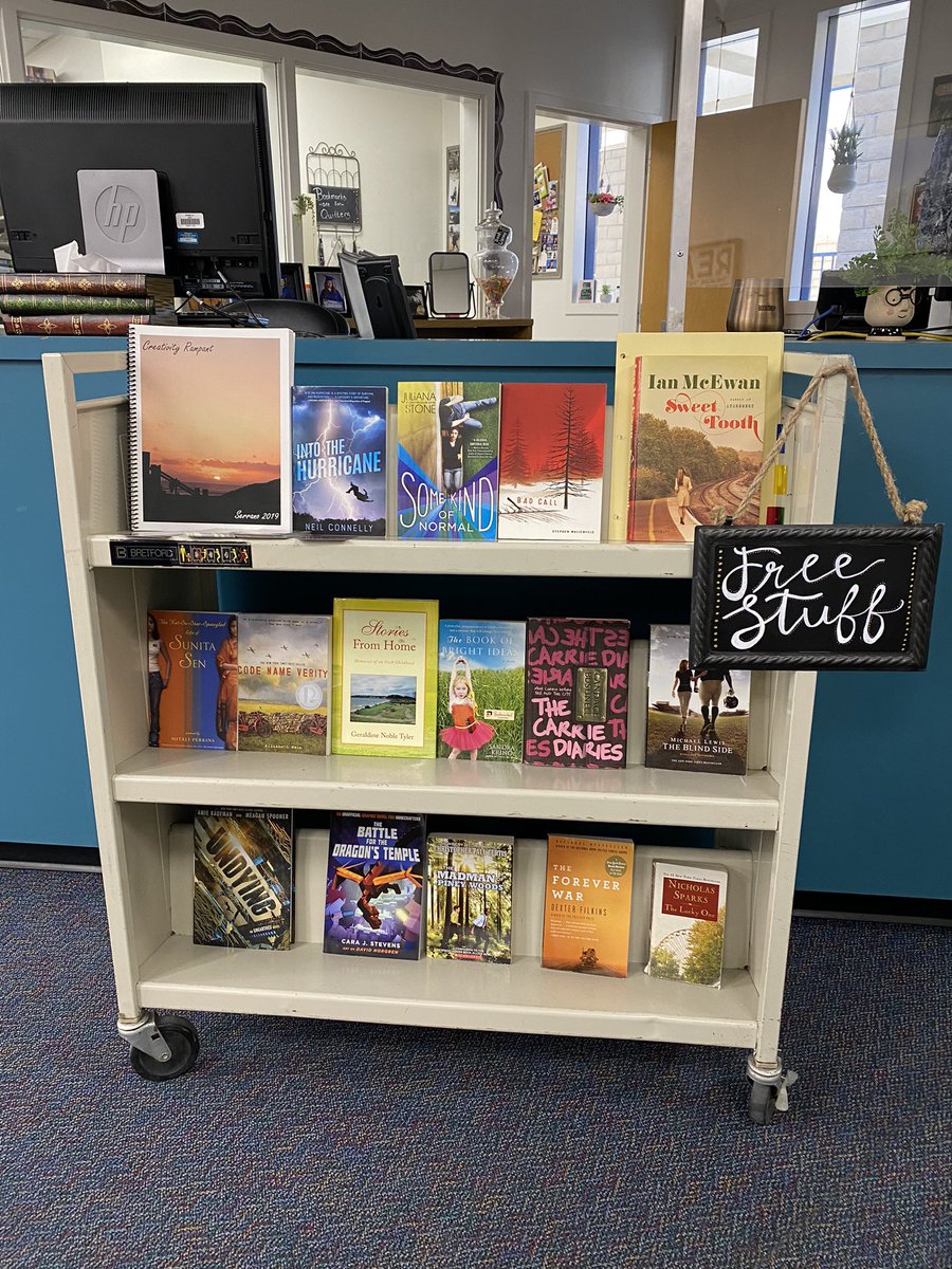 Did you know Serrano Library always has FREE books? Students can stop by and see what’s new! #encouragereading