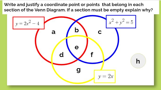 Venn Diagrams are one of my favorites to chalk on a math walk. Inspired by <a href="/mrbartonmaths/">Craig Barton</a> to use Venn Diagrams in a different way. Here are some I tried out for secondary courses to share. #mathwalk #SoCalMathNetwork #MTBoS #iteachmath #sandiegomath  bit.ly/393vtLS