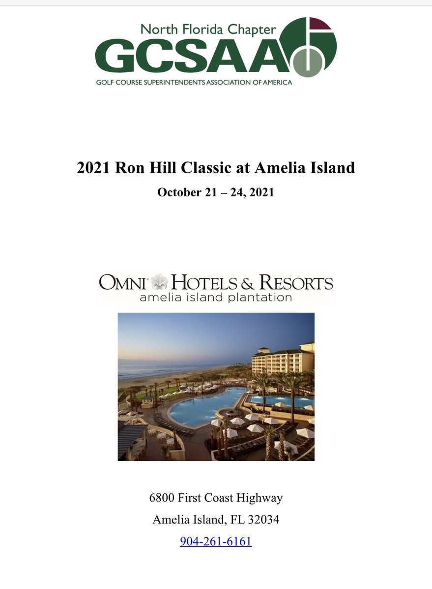 Today is the last day to reserve rooms for The Ron Hill Classic at Amelia Island! Book now if you haven’t already!