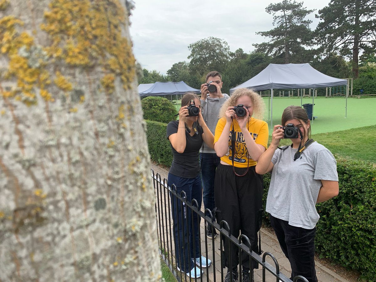 CHSArtDesign's tweet photo. Our Sixth Formers have been observing life through the lens today, learning about form and composition as they get hands on in their A-level studies. Textiles, Art and Photography have been popular A-level choices this year and we can't wait to see more of their work! https://t.co/dJK8aOG98Z