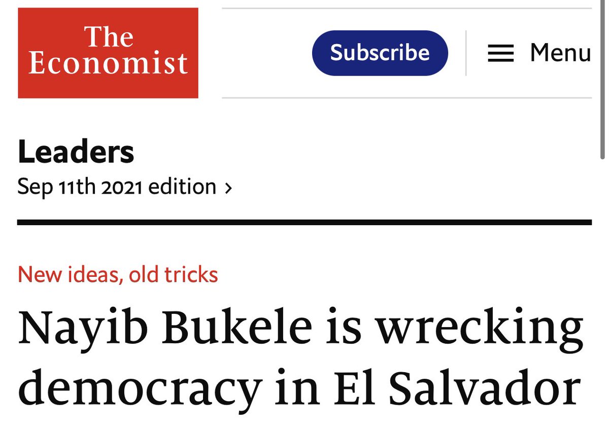 They are afraid, very afraid.