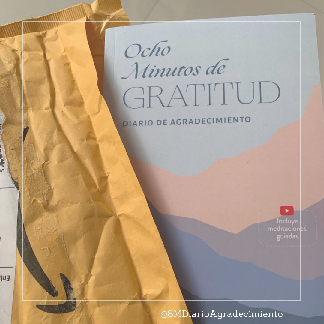 8Gratitud's tweet photo. ¿Qué mejor forma para iniciar la semana que recibir tu Diario de Agradecimiento en tu domicilio?  Pídelo en nuestro link y comienza ha vivir tus nuevos hábitos 🤍📝🧘🏻‍♀️🧘🏼‍♂️ https://t.co/UcNu0JBDNC https://t.co/DB0Ca5iZEu