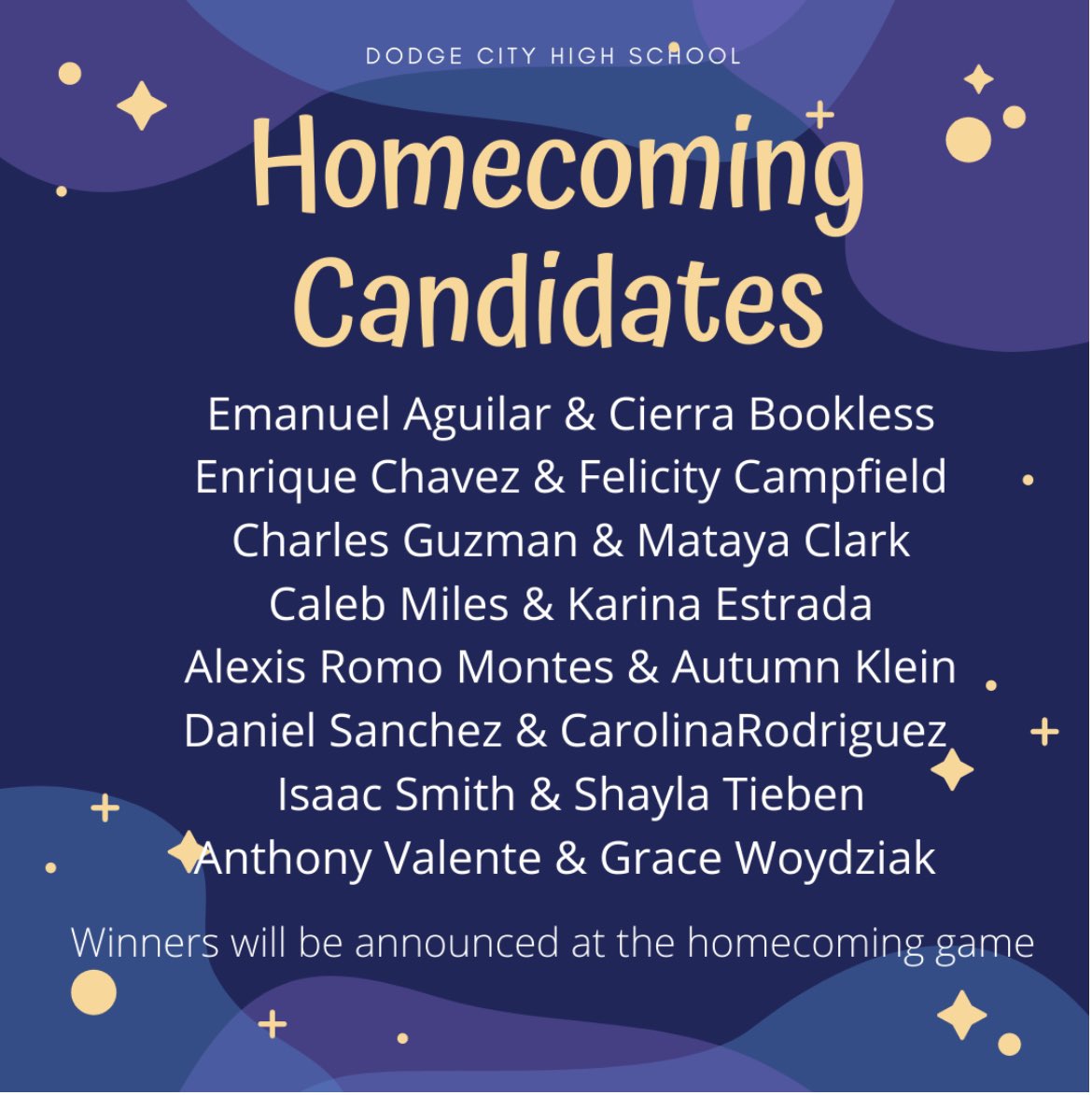 RedDemonStuCo's tweet photo. Congratulations candidates! https://t.co/BHM8Ro5cAT