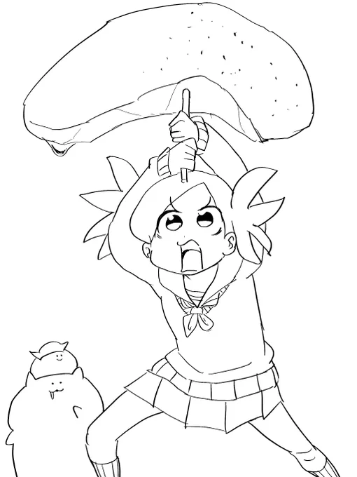 きょうの線画です🍣 