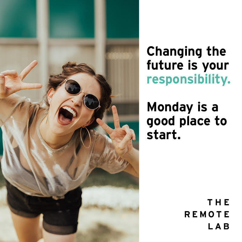 Is this how you think? Then we have the tool to get you going with your future-changing ideas. 

Read more here: remotelab.io/course-item/re…  

#goodmonday #reclaimmondays #theremotelab #remotestrategist