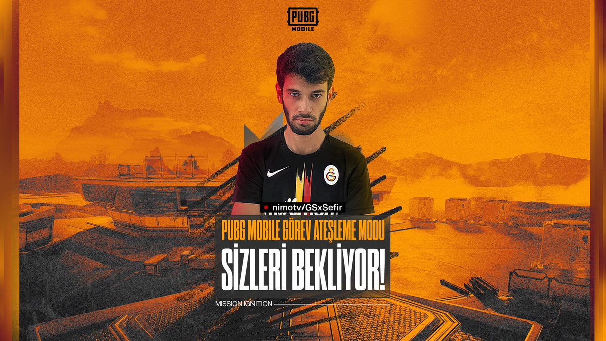 GSEsports's tweet photo. Yeni PUBG MOBILE takımımızın kaptanı Sefir, taraftarlarımızla tanışıp sohbet etmek için sizlerle Görev Ateşleme Modu'nu oynayacak. Hemen aşağıdaki linkten yayına katılabilir ve oyunlara dahil olabilirsiniz.

📺https://t.co/DRQ5gvAVpZ

#PUBGMOBILE #MISSIONIGNITION https://t.co/juPKVJCBu4