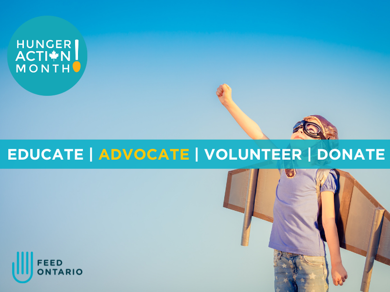 FeedOntario's tweet photo. Hunger is a symptom of poverty. This #AdvocateWeek of #HungerActionMonth we challenge you to advocate for long-term policy solutions to hunger and poverty in your community. https://t.co/FekgOclgoK