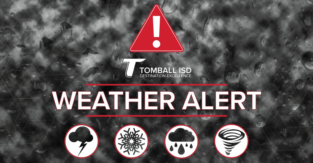 Tomball ISD (@tomballisd) on Twitter photo WEATHER UPDATE:
<a href="/TomballISD/">Tomball ISD</a> schools and offices will be closed and no virtual instruction will be expected on Tuesday, September 14 due to the threat of impending weather related to Tropical Storm Nicholas. WEATHER UPDATE:
<a href="/TomballISD/">Tomball ISD</a> schools and offices will be closed and no virtual instruction will be expected on Tuesday, September 14 due to the threat of impending weather related to Tropical Storm Nicholas.