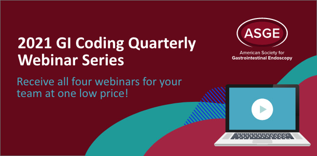 TexasGastros's tweet image. Great opportunity from @ASGEendoscopy to explore best practices in #GIcoding and billing through their GI Coding Quarterly webinar series. The next installment is on 9/28 with an overview of the new 2021 ICD-10 diagnosis codes. Read more: ow.ly/c3j050G5Of4  #GIEndoscopy