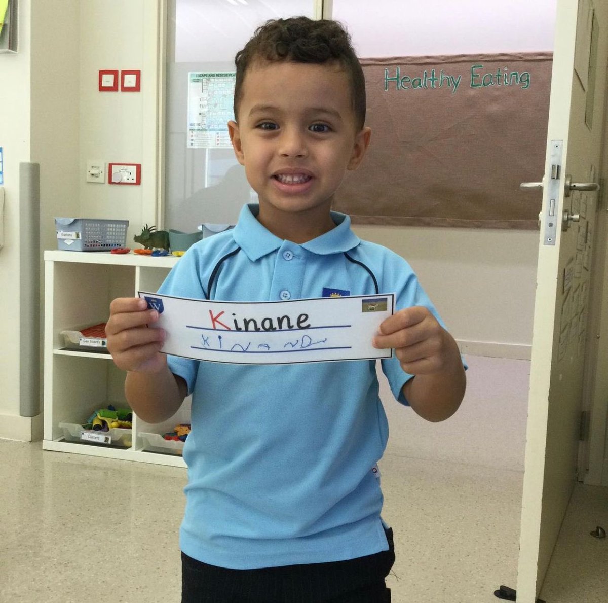 gems_khail's tweet photo. FS2 students have been learning to recognise and write their names βοΈ
Every morning they register their attendance by writing their own names, this encourages them to become more independent πππΌ
#ACEtogether #LimitlessLearning #WEKFS https://t.co/3dvjDKWXP5