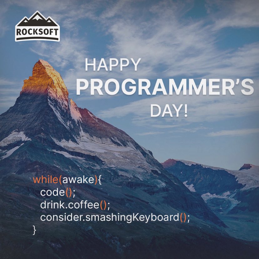 rocksoftpl's tweet image. #happyprogrammersday #dzienprogramisty 🖥💻 #rocksoftteam🏔
