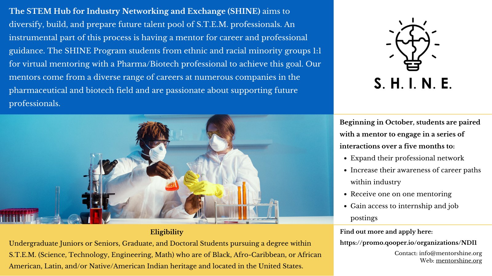 STEM for Industry Networking/Mentoring Exchang (@MentoringShine) / Twitter
