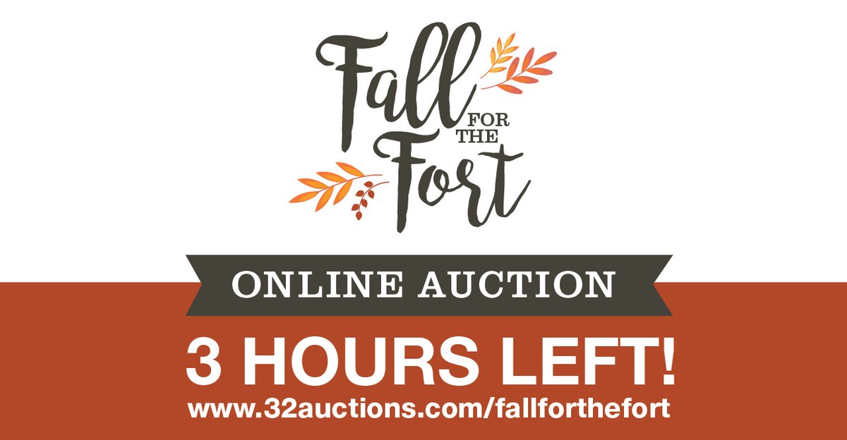 FtEdmFoundation's tweet photo. **3 HOURS LEFT!**
There are some seriously hot deals in the @EPCOR #FallfortheFort Online Auction presented by @GlobalEdmonton. We'll be sharing them right here thru the morning.
Browse & Bid:
https://t.co/aG3OO7aQpk
#yeg #edmonton #alberta https://t.co/2qdSNOLMqH