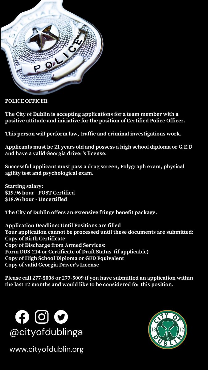 City of Dublin, Twitter