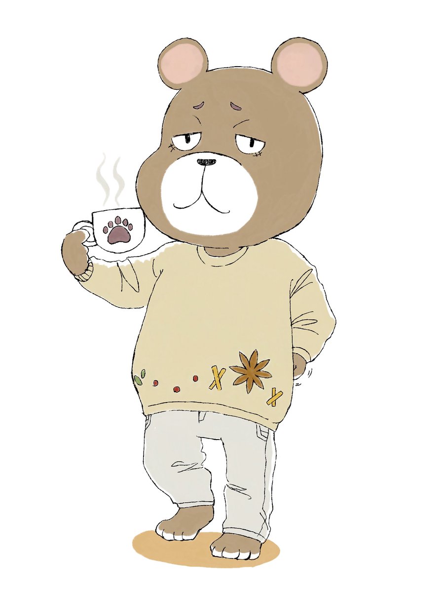 祐希もりお チャイ飲みたい Illust Illustration イラスト イラストレーション 絵 Art Painting Sketch イラストレーター志望 デジタルイラスト Adobefresco くま T Co 2fxfe8re2y