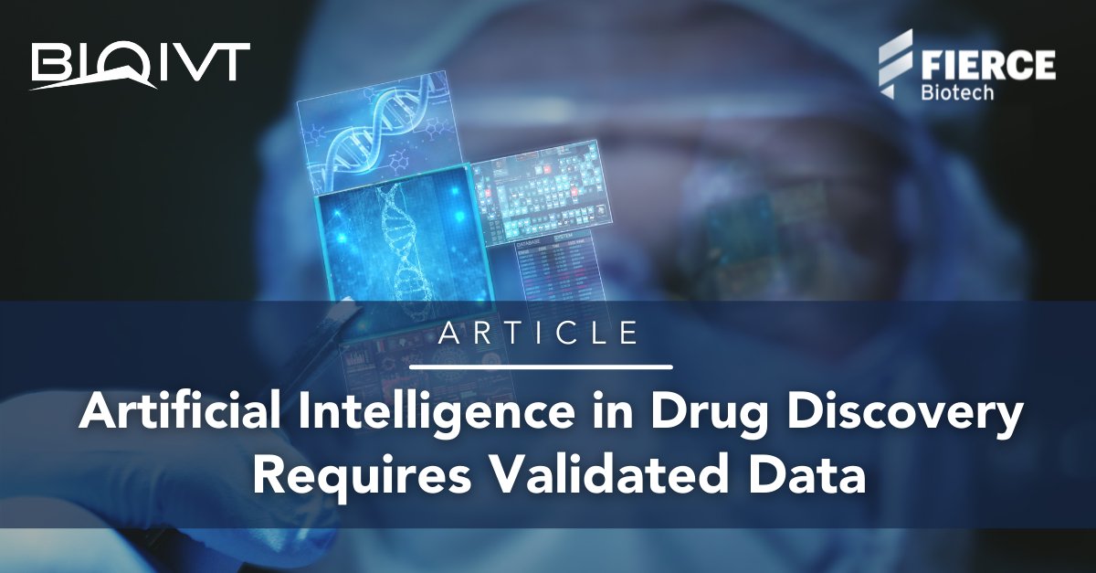 BioIVT's tweet image. A massive amount of biomedical information is needed for machine-learning-based drug discovery. BioIVT has over one million images and biospecimen-related data points. Read how our AI solutions can enhance your drug discovery research. hubs.ly/H0X83JV0  #AI #biomedicaldata