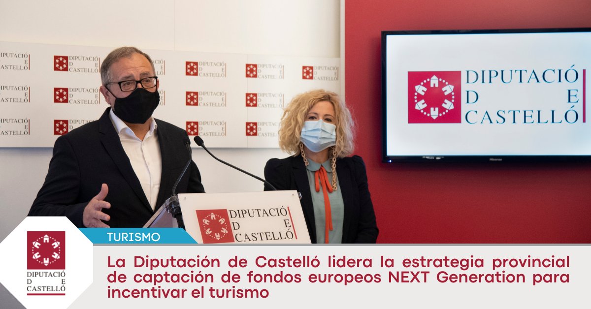 dipcas's tweet photo. 🤝 La Diputación ofrecerá a los ayuntamientos un servicio de asesoramiento y acompañamiento a las candidaturas de fondos europeos Next Generation para incentivar el turismo.
ℹ https://t.co/hdoQn4Sii5
#ReactivemTurisme https://t.co/KTht7Xeq1S
