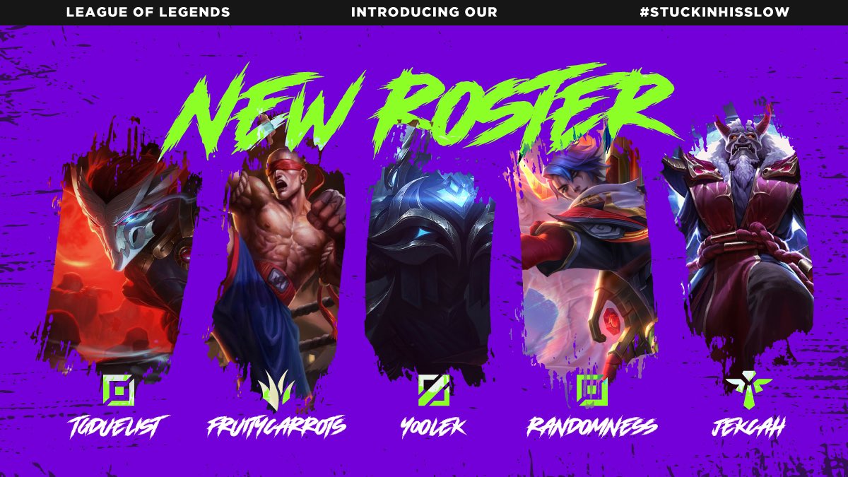 CobraEsportsUK's tweet image. 🔵 ANNOUNCEMENT ⚪️

We are delighted to finally announce our starting roster for NLC calibration!

TOPLANE @TG_duelist 
JUNGLE @fruitycarrots 
MIDLANE @Yo_Olek 
BOTLANE @Randomness3213 
SUPPORT @Jekcah_