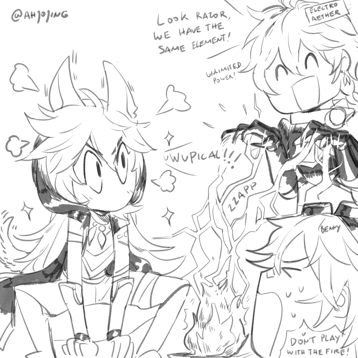 some aether's diary with the bois I guess 
