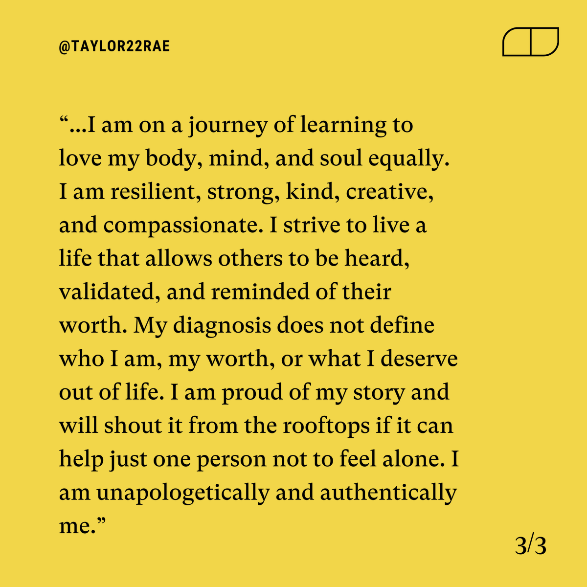 WhatMakesUsMW's tweet photo. @TAYLOR22RAE has found a support system in family and friends. Read more about how their unconditional love has helped on her journey to loving her mind, body, and soul. 

#WhatMakesUs #mentalhealth https://t.co/IgYCnLFXZV