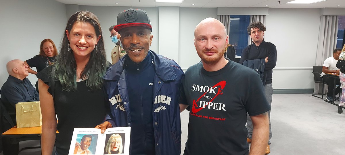 Had a great weekend at <a href="/TORDFC_DJ/">Dimension Jump</a> ,my first one. Won't be my last! Loved meeting Danny! <a href="/DannyJohnJules/">Danny John-Jules</a>