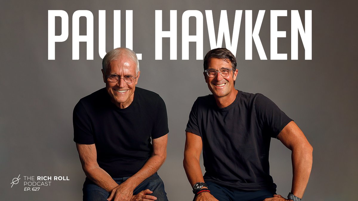 richroll's tweet photo. “We are either stealing the future or healing the future.”
OG environmentalist @paulhawken returns w/ wisdom on ending the climate crisis in one generation.
Apple: https://t.co/rpY7bfo3KO
Spotify: https://t.co/cOf43jmFA3
YT: https://t.co/EiAuGWD1Hn
Blog: https://t.co/doLfu7XnAp https://t.co/dMSFq2Kx22