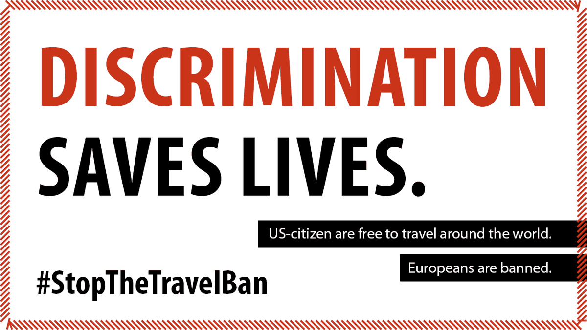 heyXavie's tweet photo. @POTUS Discrimination against the allies of the US. That is what your politics mean to me.

#StopTheTravelBan #liftthetravelban https://t.co/oASc0XTIiM