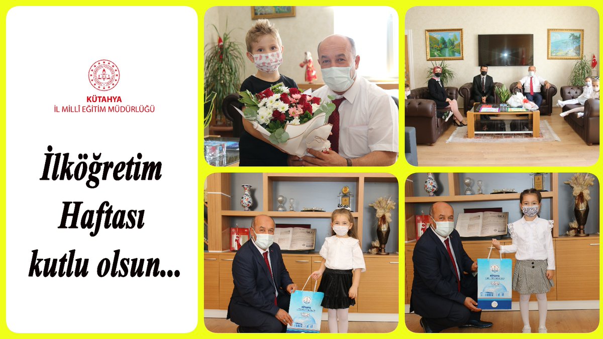 İlköğretim Haftası Dolayısıyla Öğrencilerden İl Millî Eğitim Müdürümüz Hasan BAŞYİĞİT'e Ziyaret
Haber👉kutahya.meb.gov.tr/www/ilkogretim…

<a href="/tcmeb/">Millî Eğitim Bakanlığı</a> <a href="/KutahyaValiligi/">T.C. Kütahya Valiliği</a> @alicelik_64 <a href="/BasyigitHasann/">Hasan BAŞYİĞİT</a>