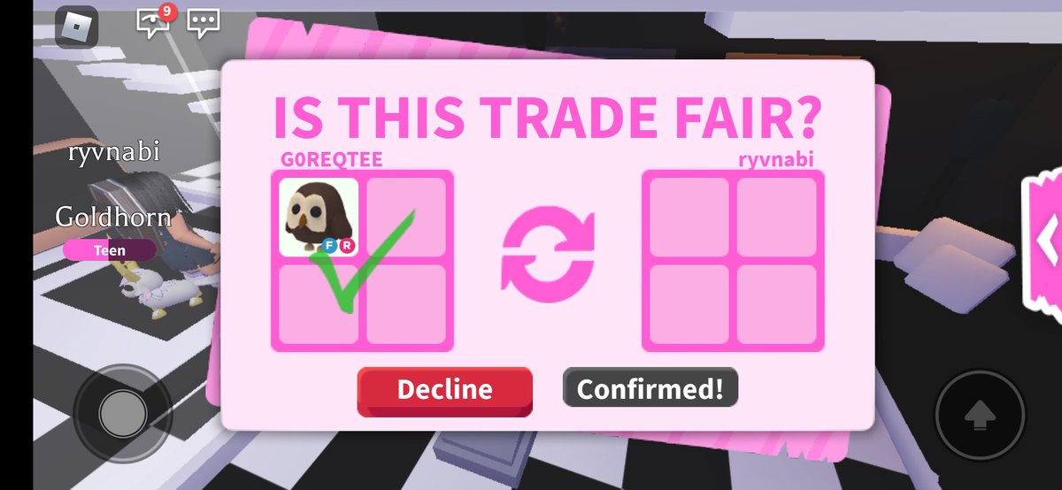 thatwonweeb's tweet photo. @spaceaxe1 IS RLY RLY TRUSTED I GAVE HER F R OWL FOR 1 MIL DIMS OMG TYSM https://t.co/FoaiZVLNbO