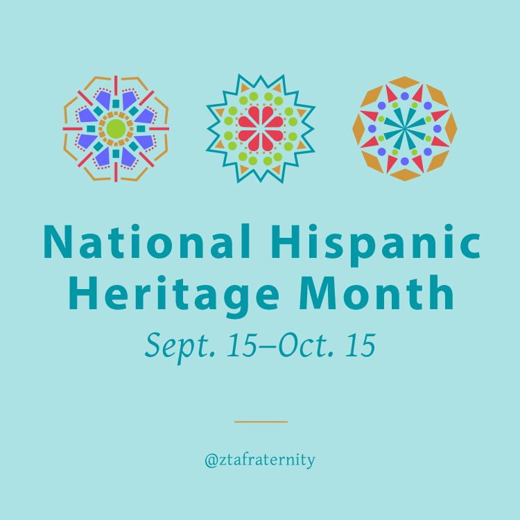 Happy National Hispanic Heritage Month! 
 
From Sept. 15 to Oct. 15, this month honors the cultures and contributions of both Hispanic and Latino Americans as we celebrate heritage rooted in all Latin American countries.