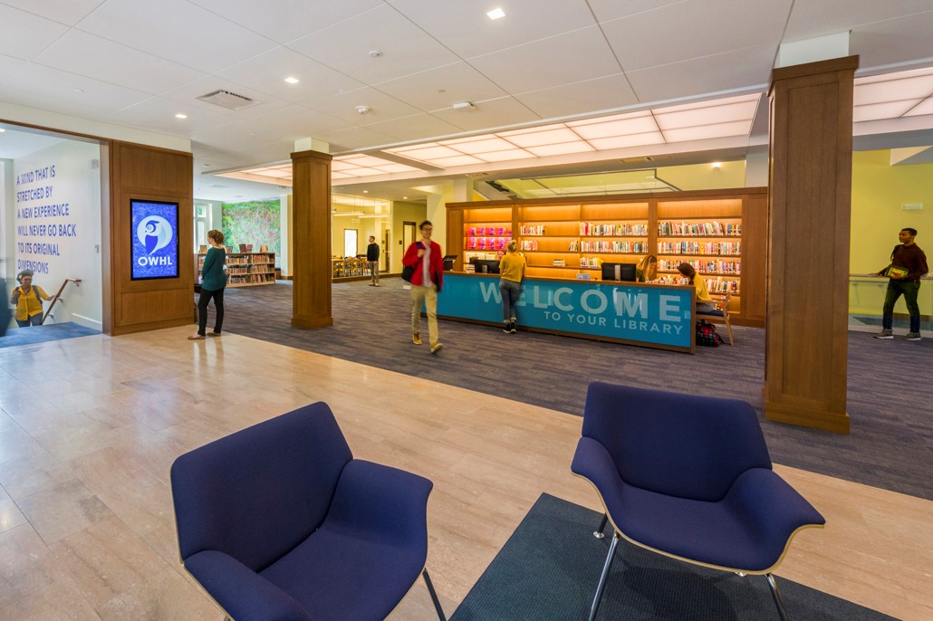 annumarch's tweet photo. We’re excited to share that our Oliver Wendell Holmes Library renovation @phillipsacademy won a (pandemic-delayed!) 2020 Section Award from @The_IES! Thanks to @sladenfeinstein for the expert lighting design, and thanks to a great project team! (Images: Peter Vanderwarker) https://t.co/1bfIw8ZeQQ