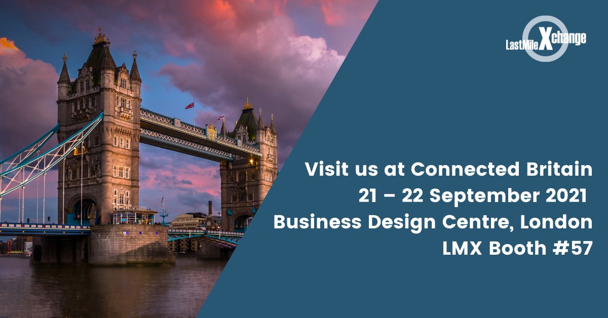 LMX will be exhibiting at Connected Britain which takes place next week at the Business Design Centre, London! 

Pop by our booth if you would like to learn more about automated access quoting or if you would like a demo of our LMX platform.

Look for us – Booth #57!