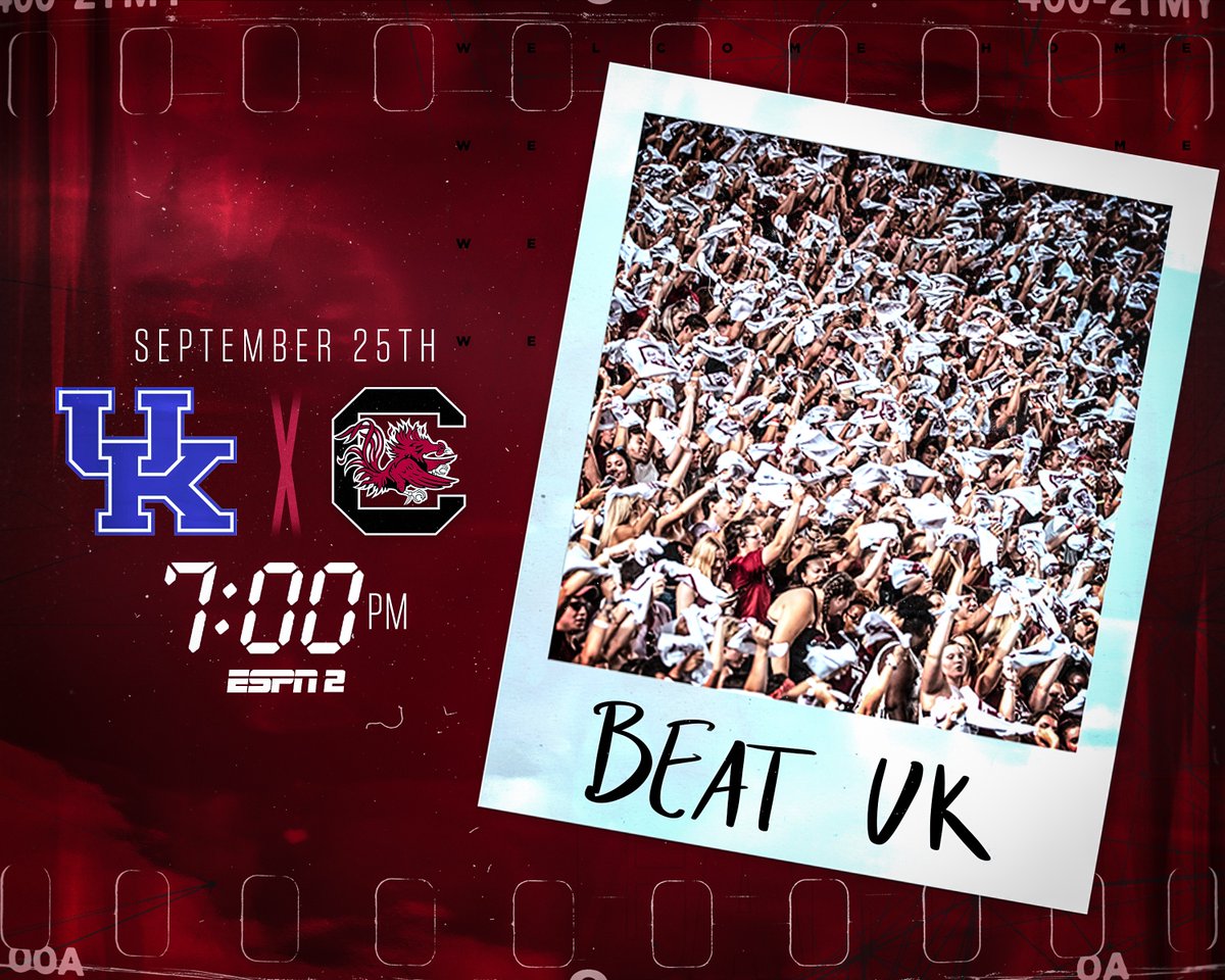 GamecockFB's tweet image. NIGHT GAME!

See you soon, Gamecock Nation!