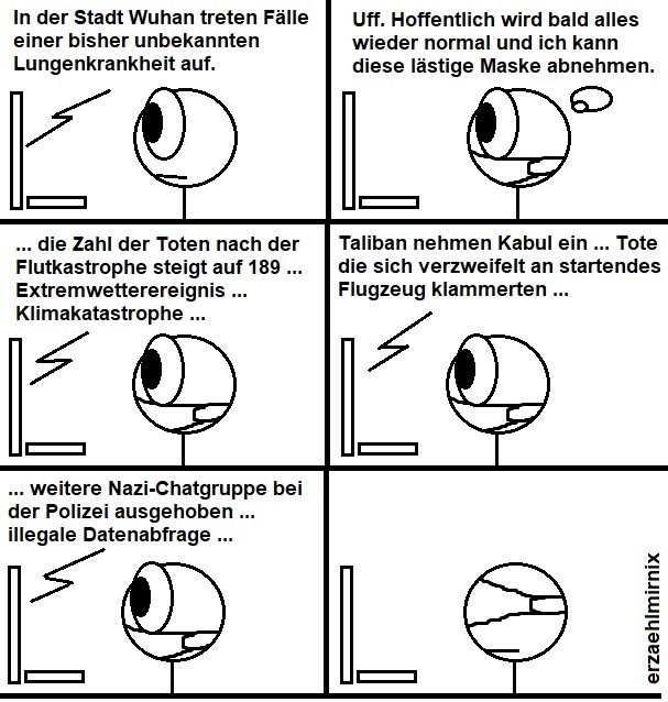 Ich habe die Ehre, für das @Literatuerk Festival unter dem Motto "War was?" Comics machen zu dürfen. Unter anderem dieses.