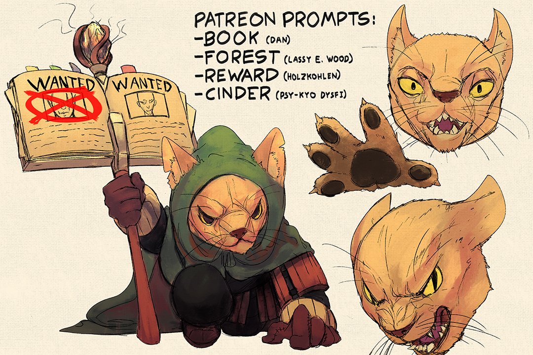 character based on some prompts given by Pаtreоn members 