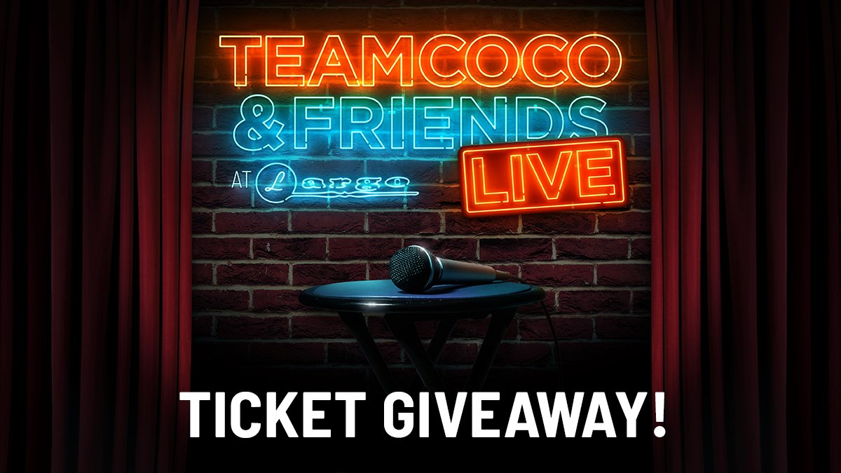 Team Coco LIVE tweet media