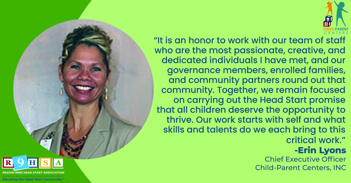 Region9HS's tweet photo. Today we are celebrating Erin Lyons, a proud member of R9HSA. Please join us in celebrating Erin and all the work she does for her Head Start Community; in the comments section, share with us how you elevate your Head Start community
#MembershipMondays #elevatingheadstart https://t.co/w78IVCIlJw