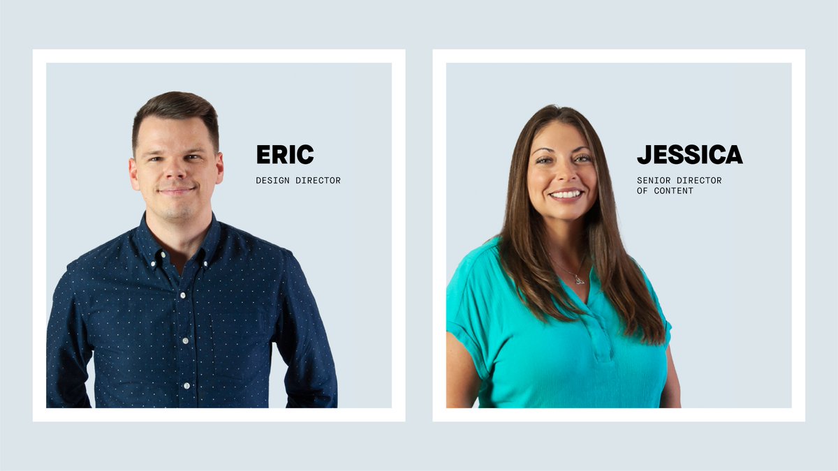 Join us in celebrating our newest New Kinders: Jessica Gortner, Senior Director of Content, and Eric Cox, Design Director! You’re gonna want to read their bios, trust us. newkind.com/about/
