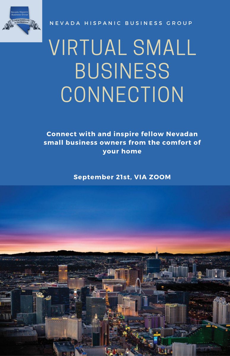 nvhbg702's tweet photo. Can’t make it or not comfortable with in-person networking? Join us on September 21st at 10 am for Virtual Small Business Connection! Link to sign up below 
https://t.co/1duIhjs3WT https://t.co/UxG0PtnE4o